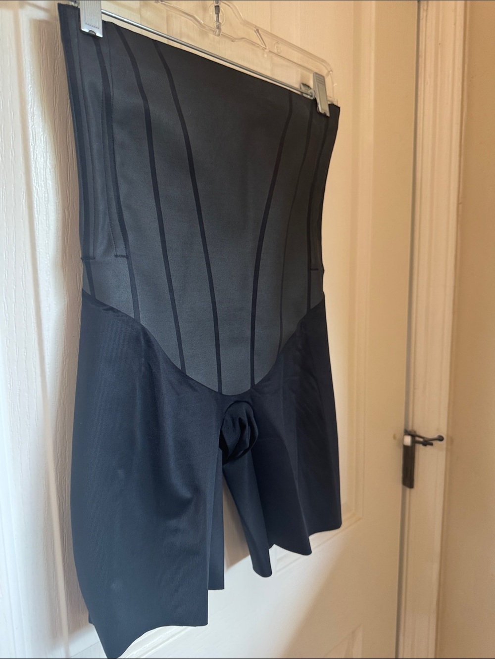 SPANX Black High-Waist Long-Leg Shaper Shorts